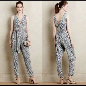 Anthropologie Paisley Jumpsuit